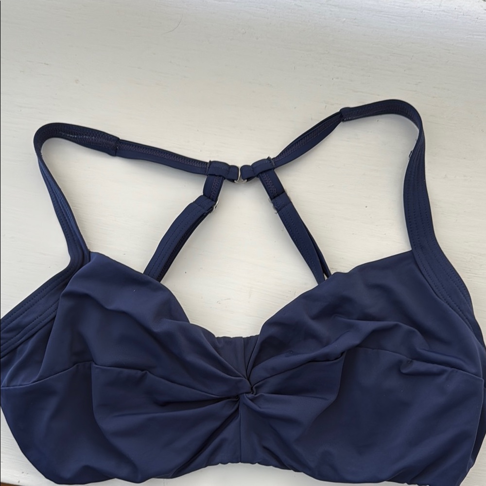Title Nine Blue & Teal Swim Top that goes well with any swim bottom collection.